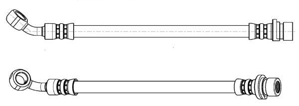 CEF Тормозной шланг 512653