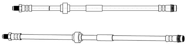 CEF Тормозной шланг 512707