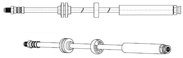 CEF Pidurivoolik 512709