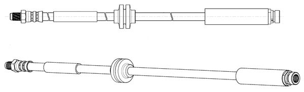 CEF Pidurivoolik 512805