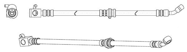 CEF Тормозной шланг 512854