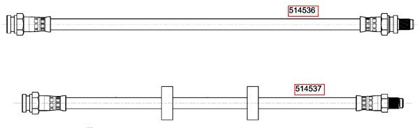 CEF Pidurivoolik 514538