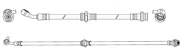 CEF Тормозной шланг 514573