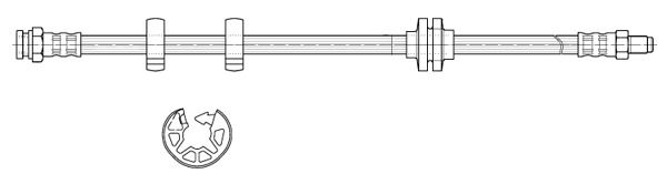 CEF Pidurivoolik 516997