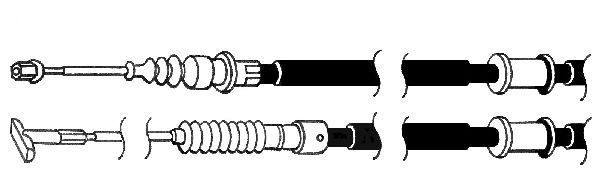 CEF Тросик, cтояночный тормоз AR02138