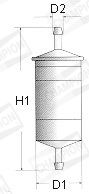 CHAMPION Топливный фильтр L225/606