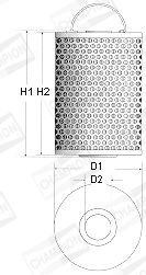CHAMPION Масляный фильтр X105/606