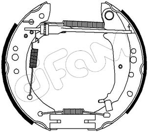 CIFAM Piduriklotside komplekt 151-214