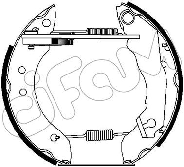 CIFAM Piduriklotside komplekt 151-242