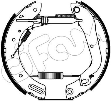 CIFAM Piduriklotside komplekt 151-253