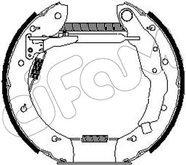 CIFAM Piduriklotside komplekt 151-256