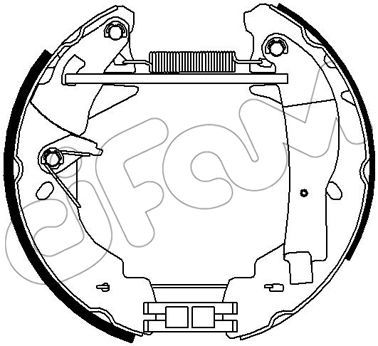 CIFAM Piduriklotside komplekt 151-307