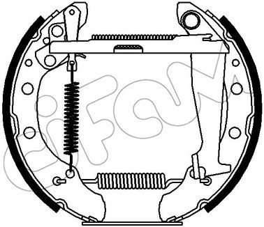 CIFAM Piduriklotside komplekt 151-414