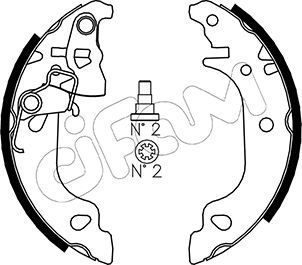 CIFAM Piduriklotside komplekt 153-079