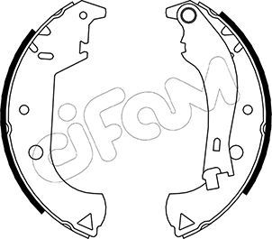 CIFAM Piduriklotside komplekt 153-081Y