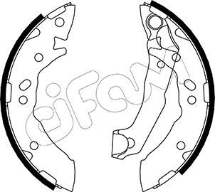 CIFAM Piduriklotside komplekt 153-168