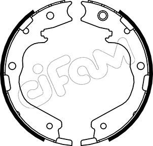 CIFAM Piduriklotside komplekt,seisupidur 153-195