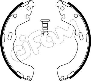 CIFAM Piduriklotside komplekt 153-216