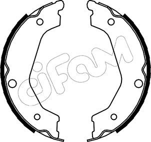 CIFAM Piduriklotside komplekt,seisupidur 153-227