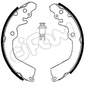 CIFAM Piduriklotside komplekt 153-257