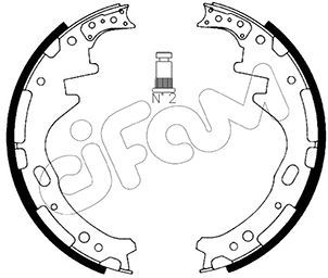 CIFAM Piduriklotside komplekt 153-278