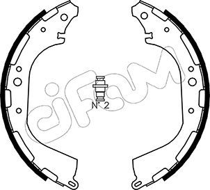 CIFAM Piduriklotside komplekt 153-282