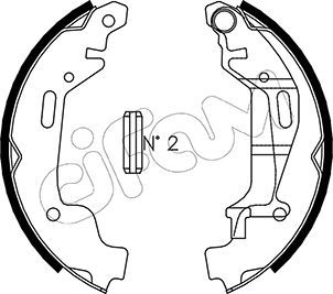 CIFAM Piduriklotside komplekt 153-314