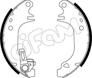 CIFAM Piduriklotside komplekt 153-343Y