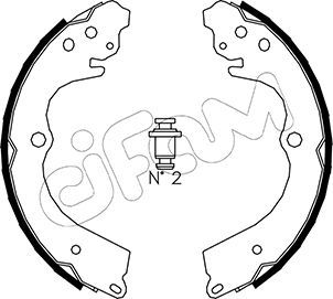 CIFAM Piduriklotside komplekt 153-384