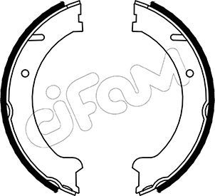CIFAM Комплект тормозных колодок, стояночная тормозная с 153-480