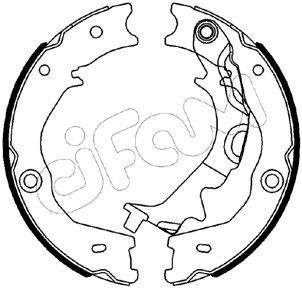 CIFAM Piduriklotside komplekt,seisupidur 153-586