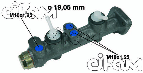 CIFAM Главный тормозной цилиндр 202-004