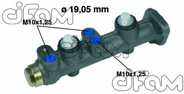 CIFAM Главный тормозной цилиндр 202-008