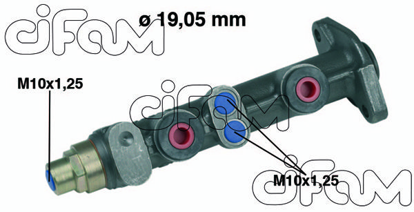 CIFAM Главный тормозной цилиндр 202-062