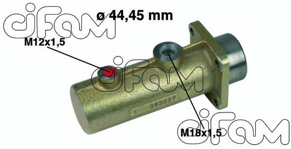 CIFAM Главный тормозной цилиндр 202-105