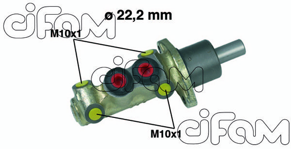 CIFAM Peapiduri silinder 202-219