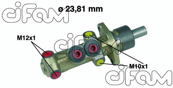 CIFAM Главный тормозной цилиндр 202-223