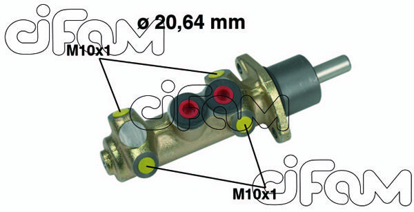 CIFAM Главный тормозной цилиндр 202-300