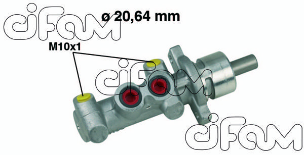 CIFAM Главный тормозной цилиндр 202-396