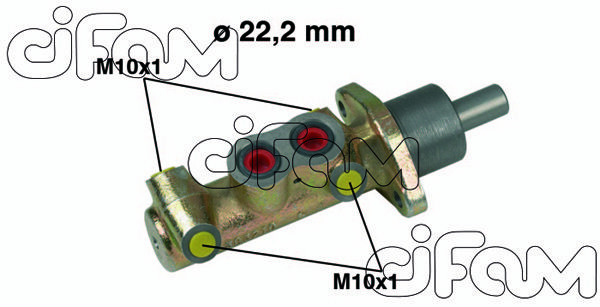 CIFAM Главный тормозной цилиндр 202-442