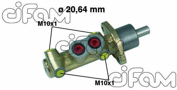 CIFAM Главный тормозной цилиндр 202-461