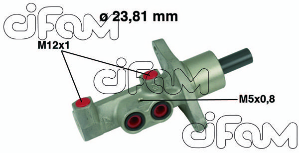 CIFAM Главный тормозной цилиндр 202-475