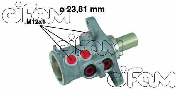 CIFAM Главный тормозной цилиндр 202-638