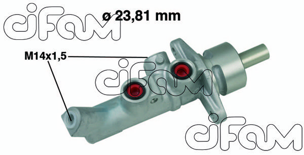 CIFAM Главный тормозной цилиндр 202-648