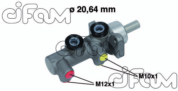 CIFAM Главный тормозной цилиндр 202-696