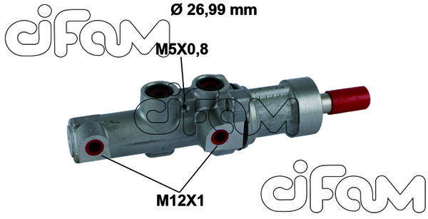 CIFAM Главный тормозной цилиндр 202-867