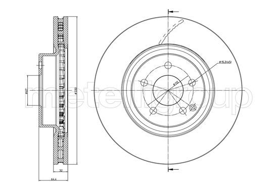 CIFAM Piduriketas 800-1029C