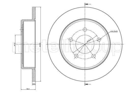 CIFAM Piduriketas 800-1092C