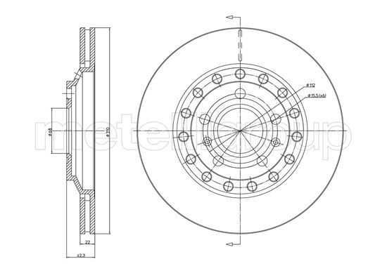 CIFAM Piduriketas 800-1121C