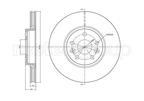 CIFAM Piduriketas 800-1151C